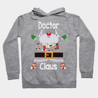 Doctor Claus Santa Christmas Costume Pajama Hoodie